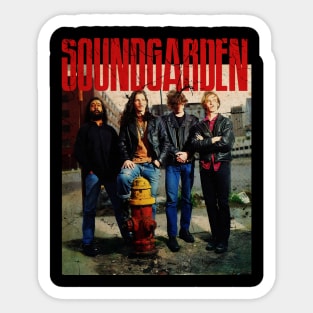 Soundgarden Vintage Posters Sticker